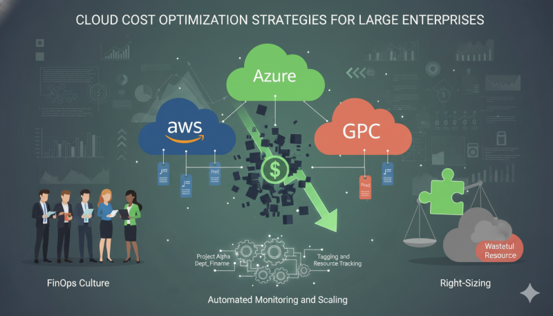 Best Cloud Cost Optimization Strategies for Large Enterprises