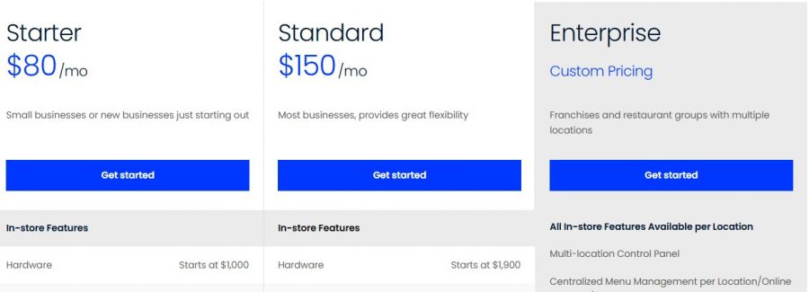 MYR POS Pricing Screenshot