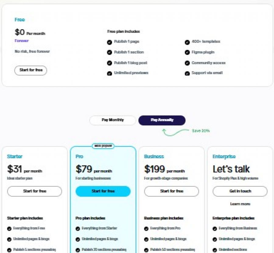 Instant Pricing Screenshot