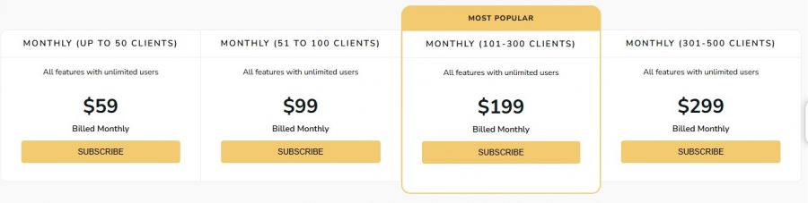Dibcase Pricing Screenshot