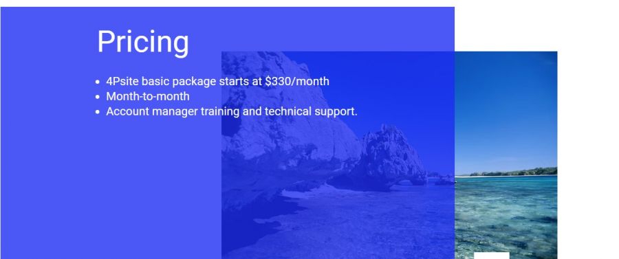 4Psite Pricing Screenshot