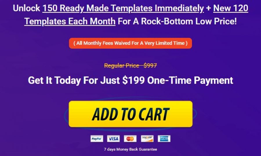 Vidtoon 2.0 Pricing Screenshot
