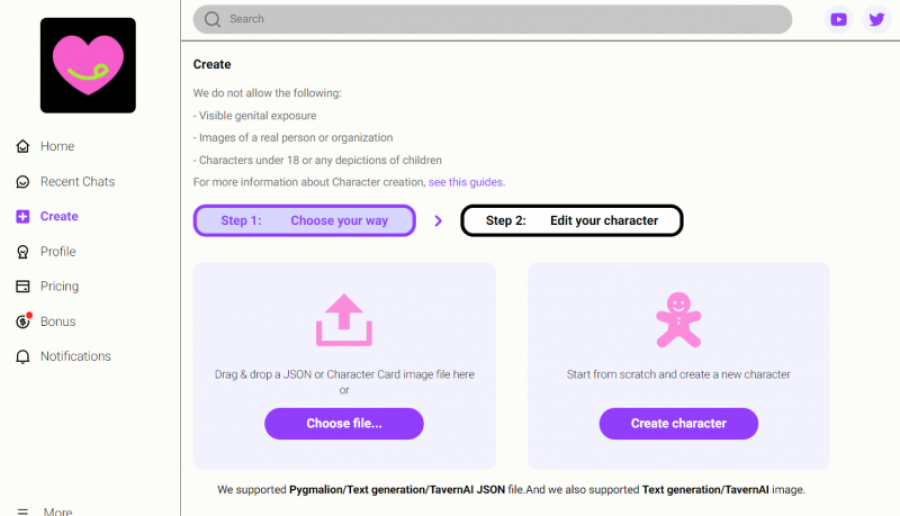 CrushOn.AI Pricing Screenshot