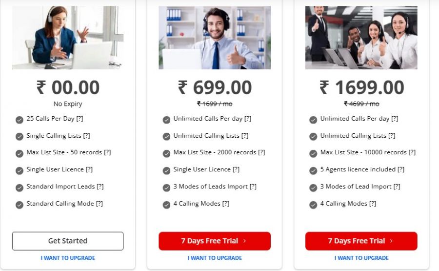 CALLEY Pricing Screenshot