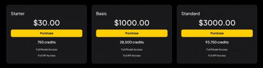 SkyReels AI Pricing Screenshot