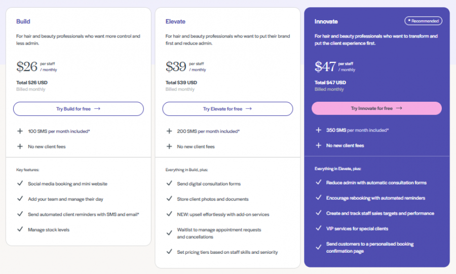 Timely App Pricing Screenshot